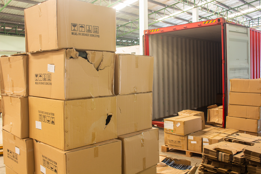 Damaged shipping & packages